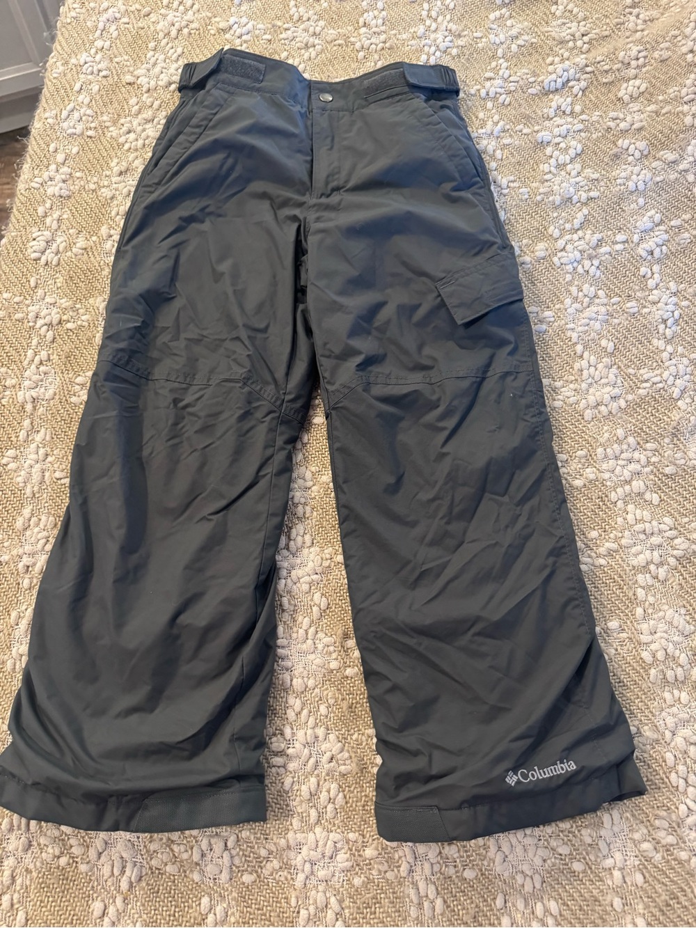 Columbia Kids Gray  Ski Snow Pants Omni Heat Waterproof Insulated Siz S (6)